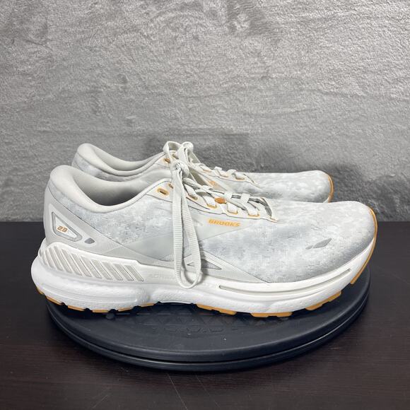 Brooks Adrenaline GTS 23 Womens Size 8.5B Grey Camo Running Lace Up Sneakers - Picture 1 of 10